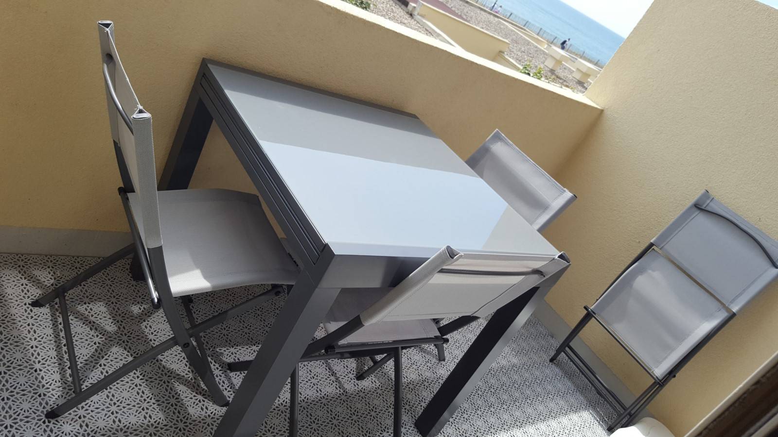 Balcon avec pleine vue sur l'Océan