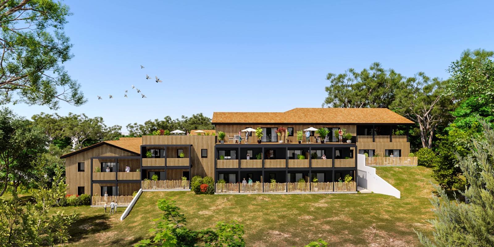 Duplex avec terrasse vue océan à la vente Maubuisson