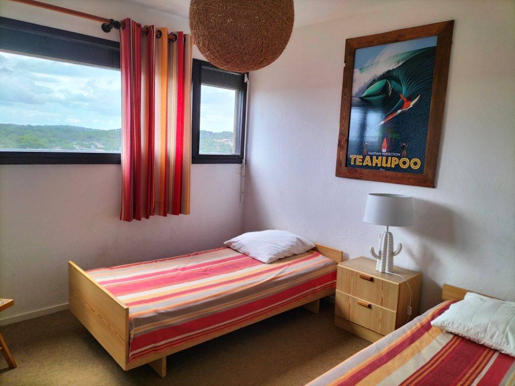 A louer duplex pour 6 personnes en première ligne de l'Océan dans résidence avec place de parking privative