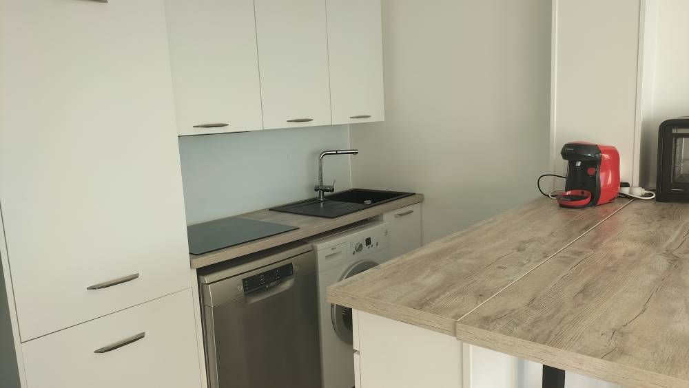 coin cuisine équipée duplex bord de mer