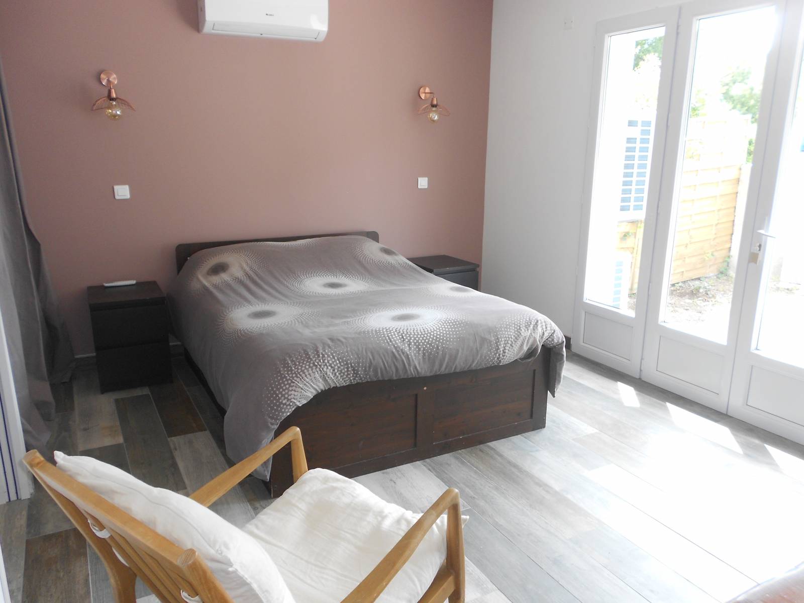 Chambre parentale du rez-de-jardin