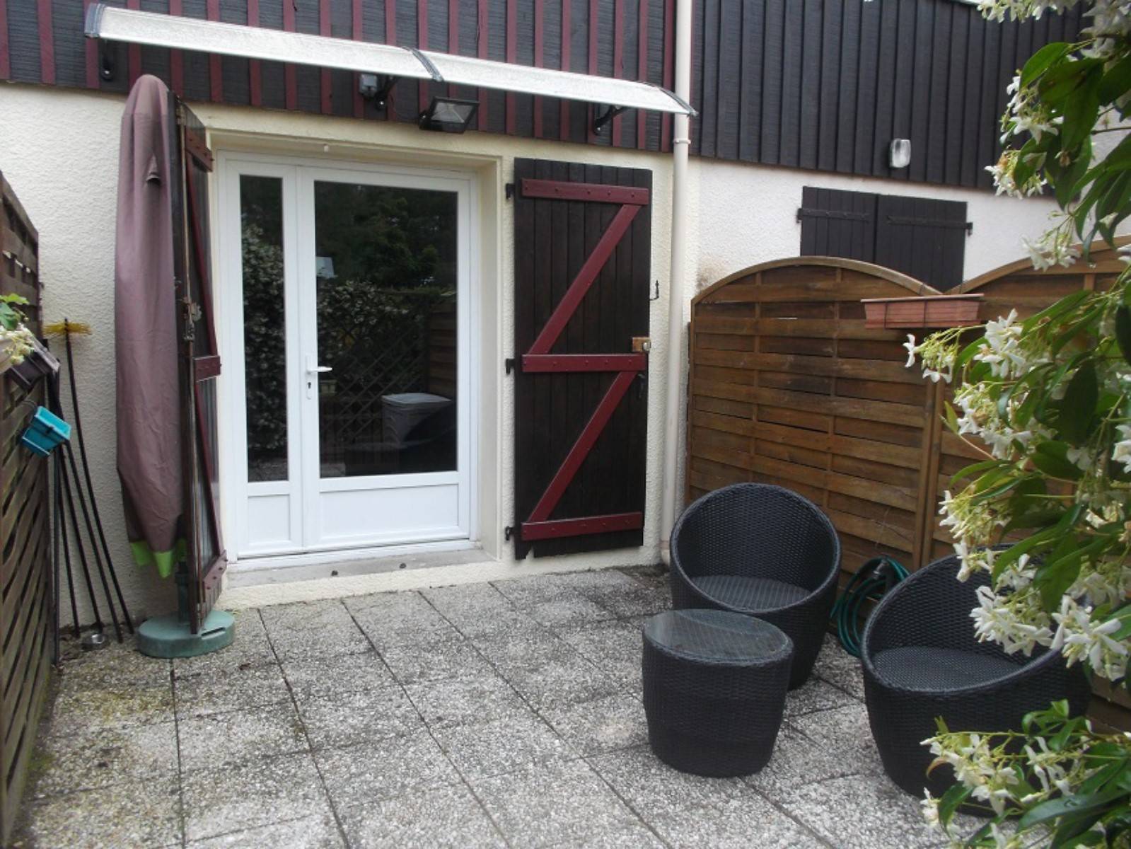 Façade du pavillon mitoyen