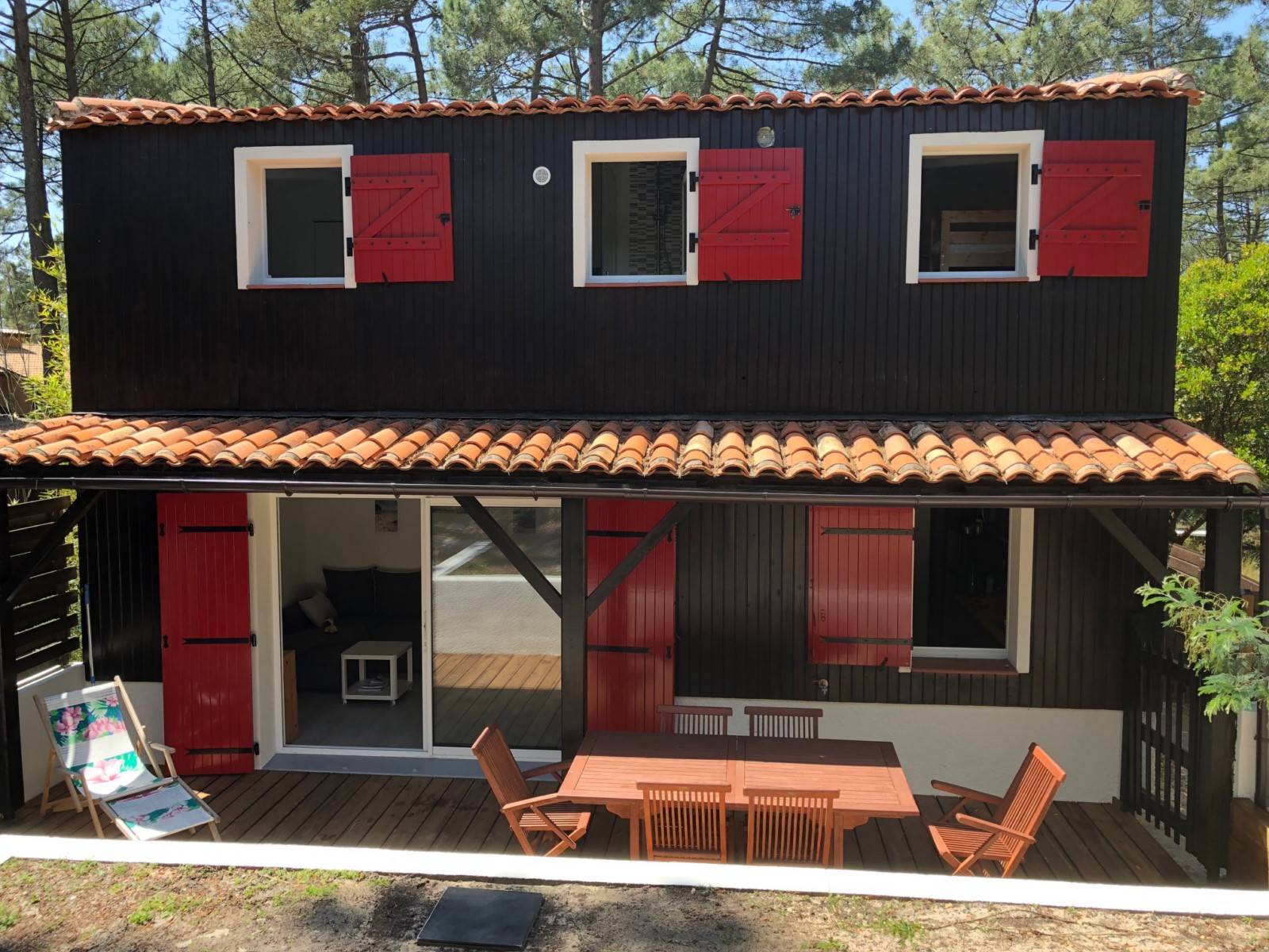 Louer un pavillon mitoyen dans la pinède Maubuisson