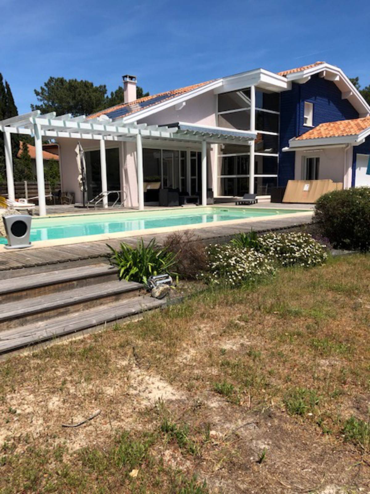 Façade de la villa