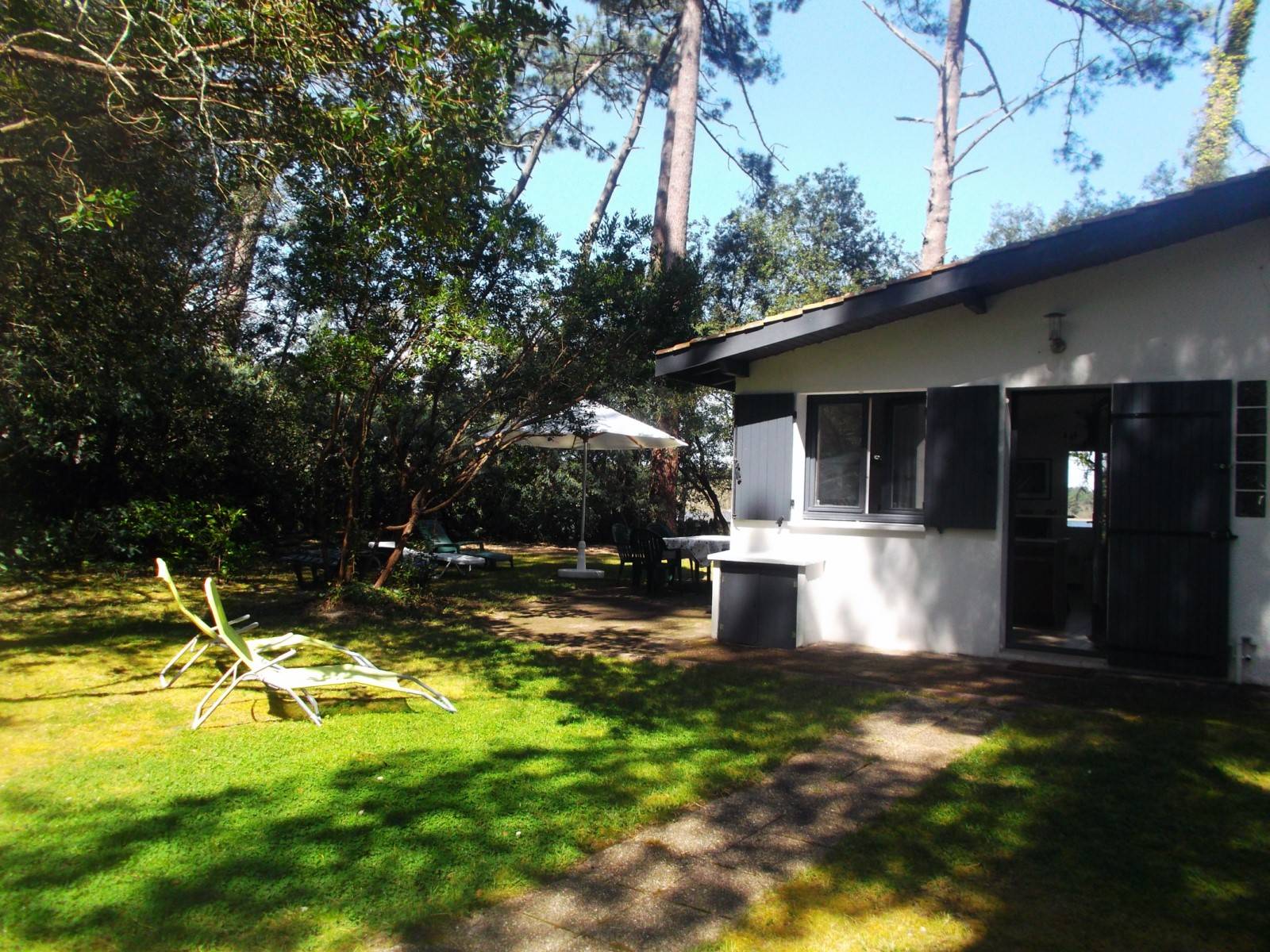 Façade de la villa mitoyenne