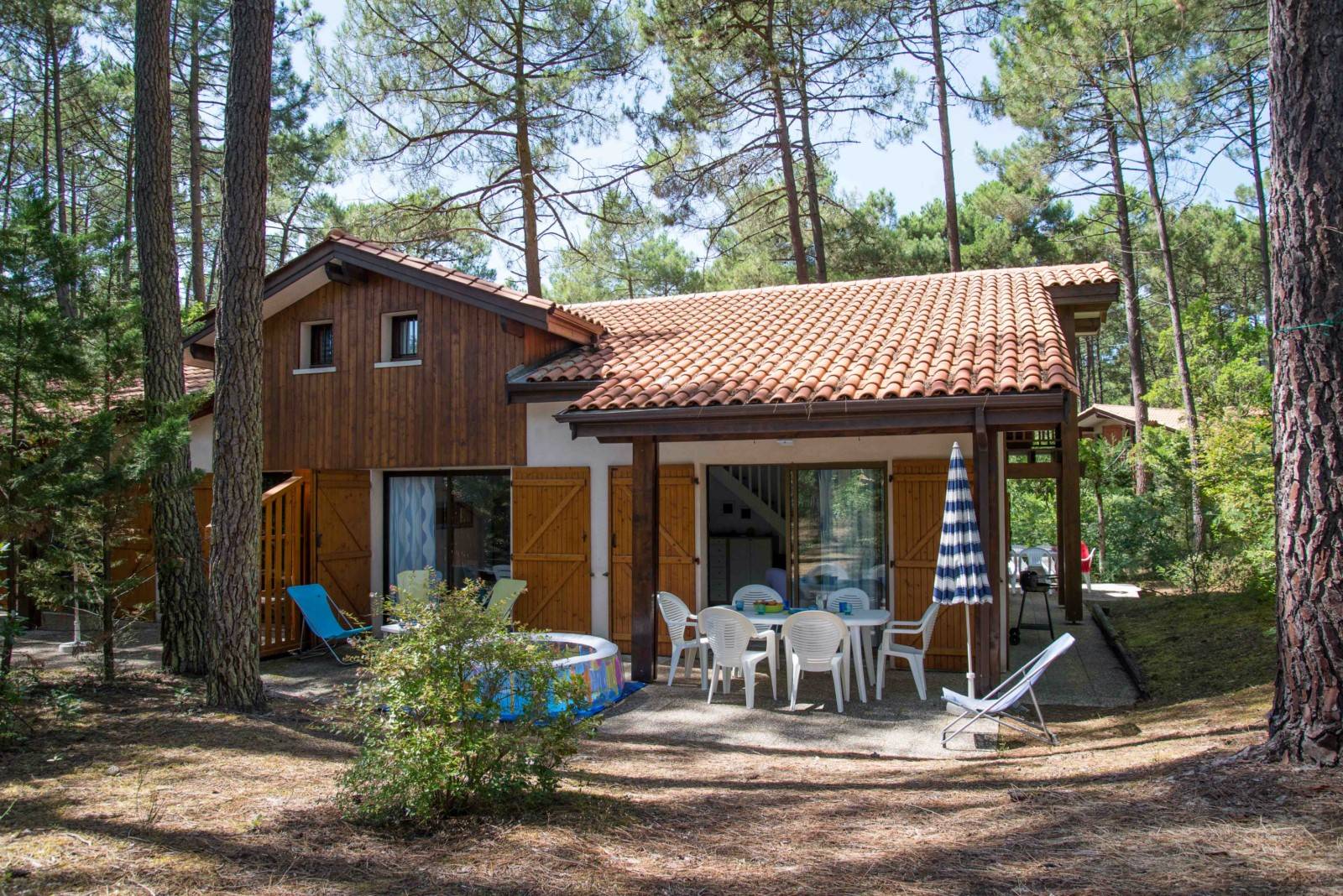 Façade du pavillon