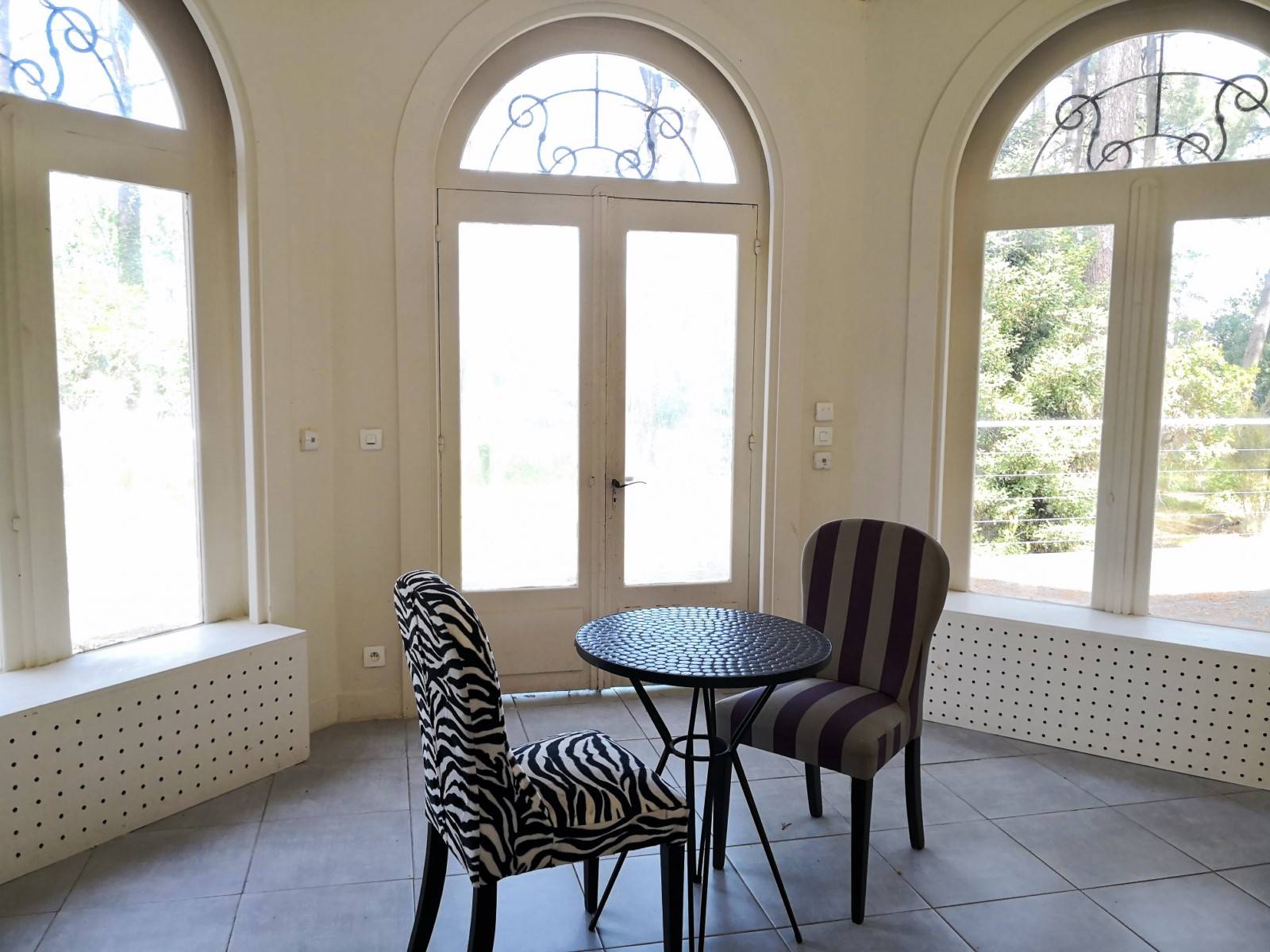 Séjour avec cheminée