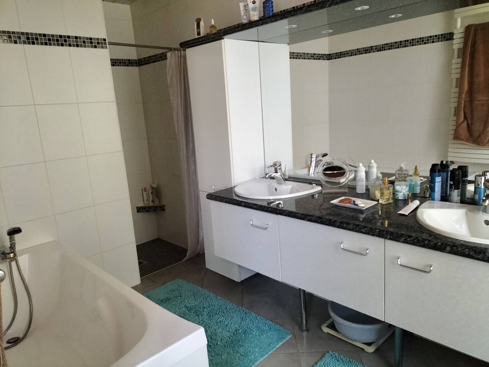 salle de bains maison grand terrain