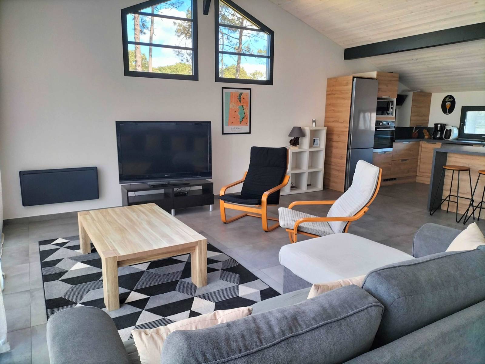 Agréable maison neuve à louer à proximité de la piste cyclable à Lacanau