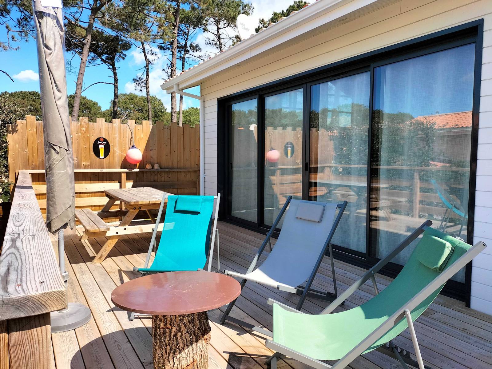 Maison à louer avec terrasse à Lacanau-Océan