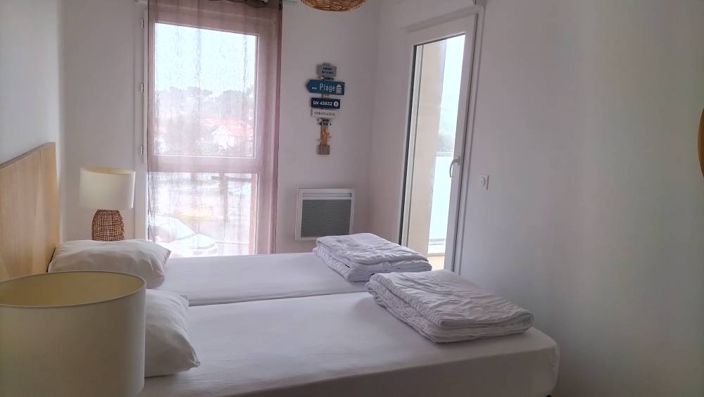 appartement avec chambre spacieuse lacanau-océan