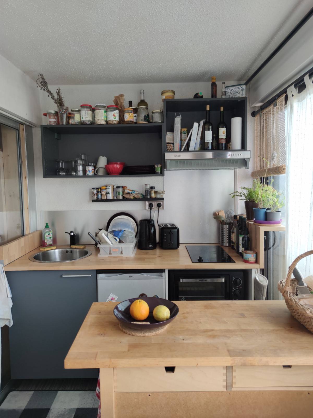 Loggia avec kitchenette
