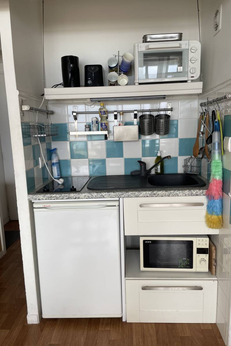 Studio mezzanine avec pleine vue sur l'Océan depuis la terrasse