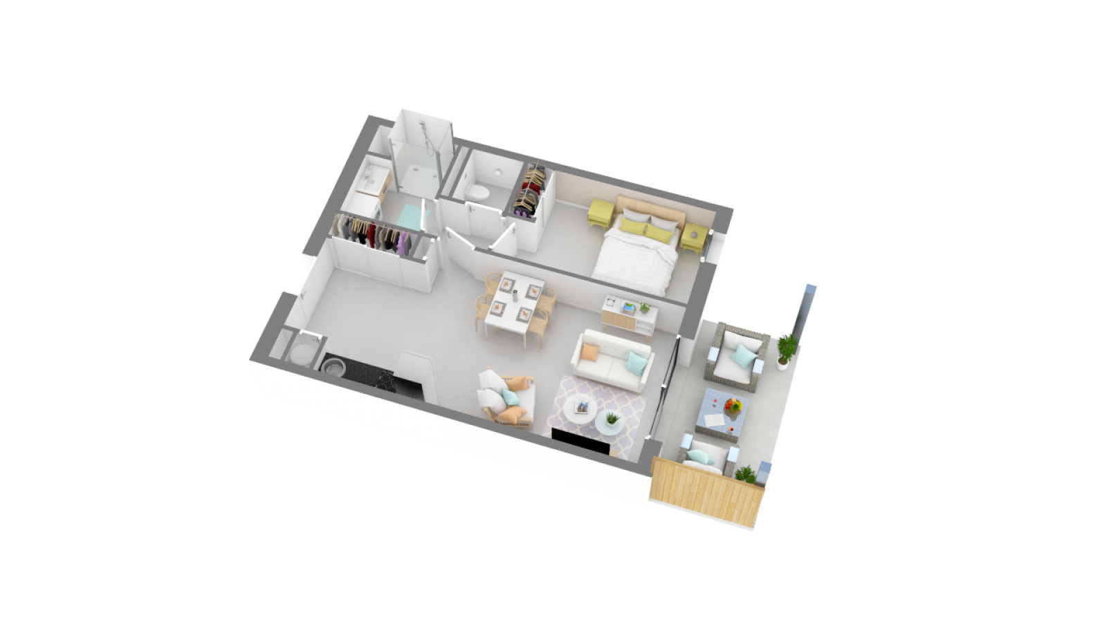 A vendre appartement T2 proche du Lac de Carcans Maubuisson Carcans Maubuisson Hourtin Lacanau Gironde Nouvelle Aquitaine Lac de Maubuisson Programme livrable le 3ème trimestre 2023