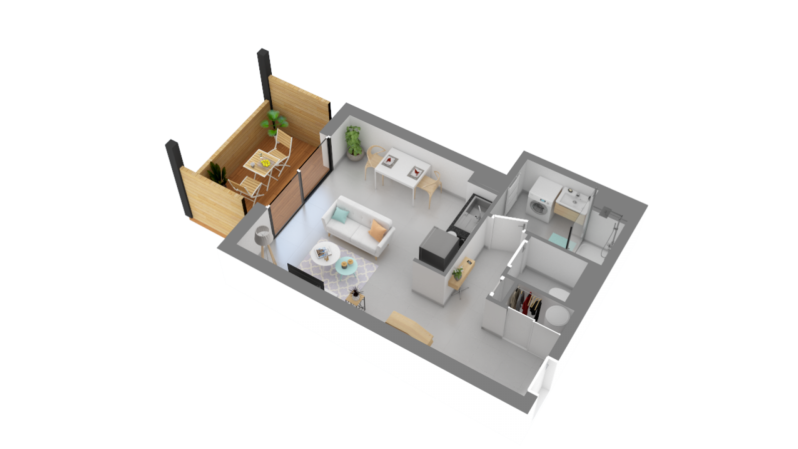 A vendre appartement neuf T1 dans une nouvelle résidence à Carcans-Maubuisson Carcans Maubuisson Hourtin Lacanau Gironde Nouvelle Aquitaine Lac de Maubuisson Programme livrable le 3ème trimestre 2023