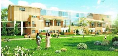 Studio avec mezzanine au 1er étage d'un ensemble en copropriété livrable en 2018 à 100 mètres du Lac de Maubuisson