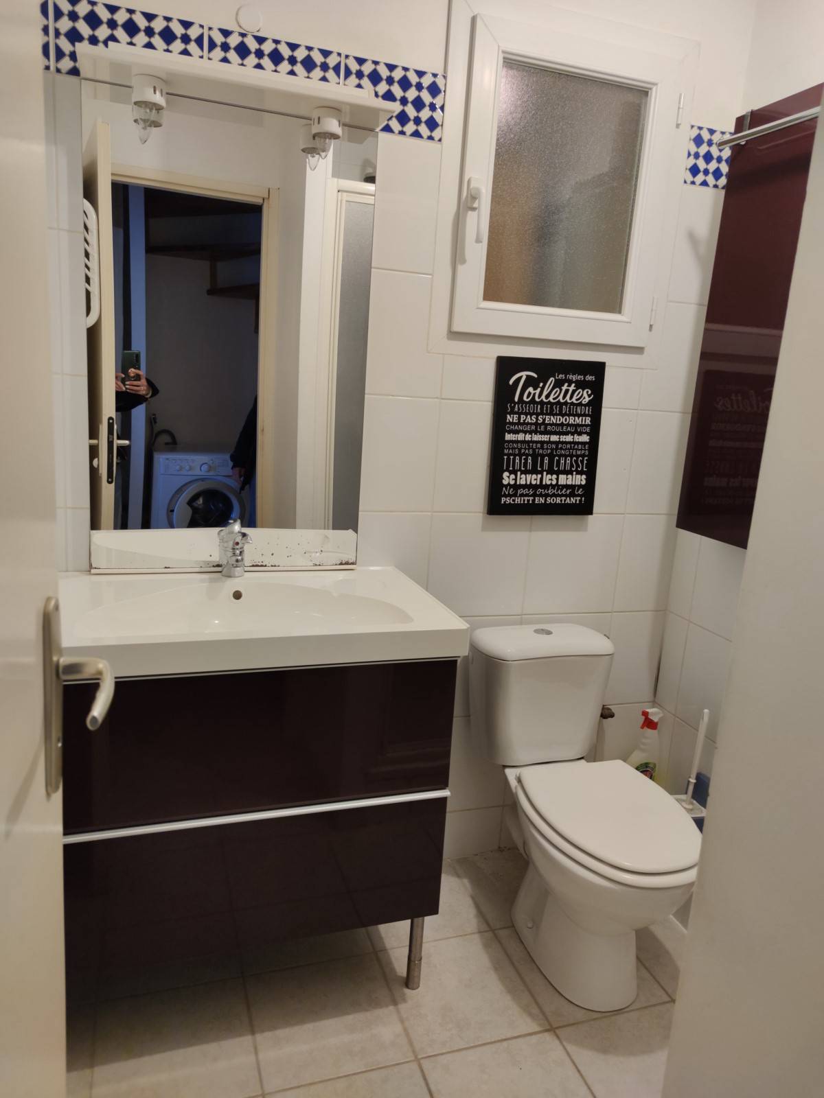 Salle d'eau avec wc