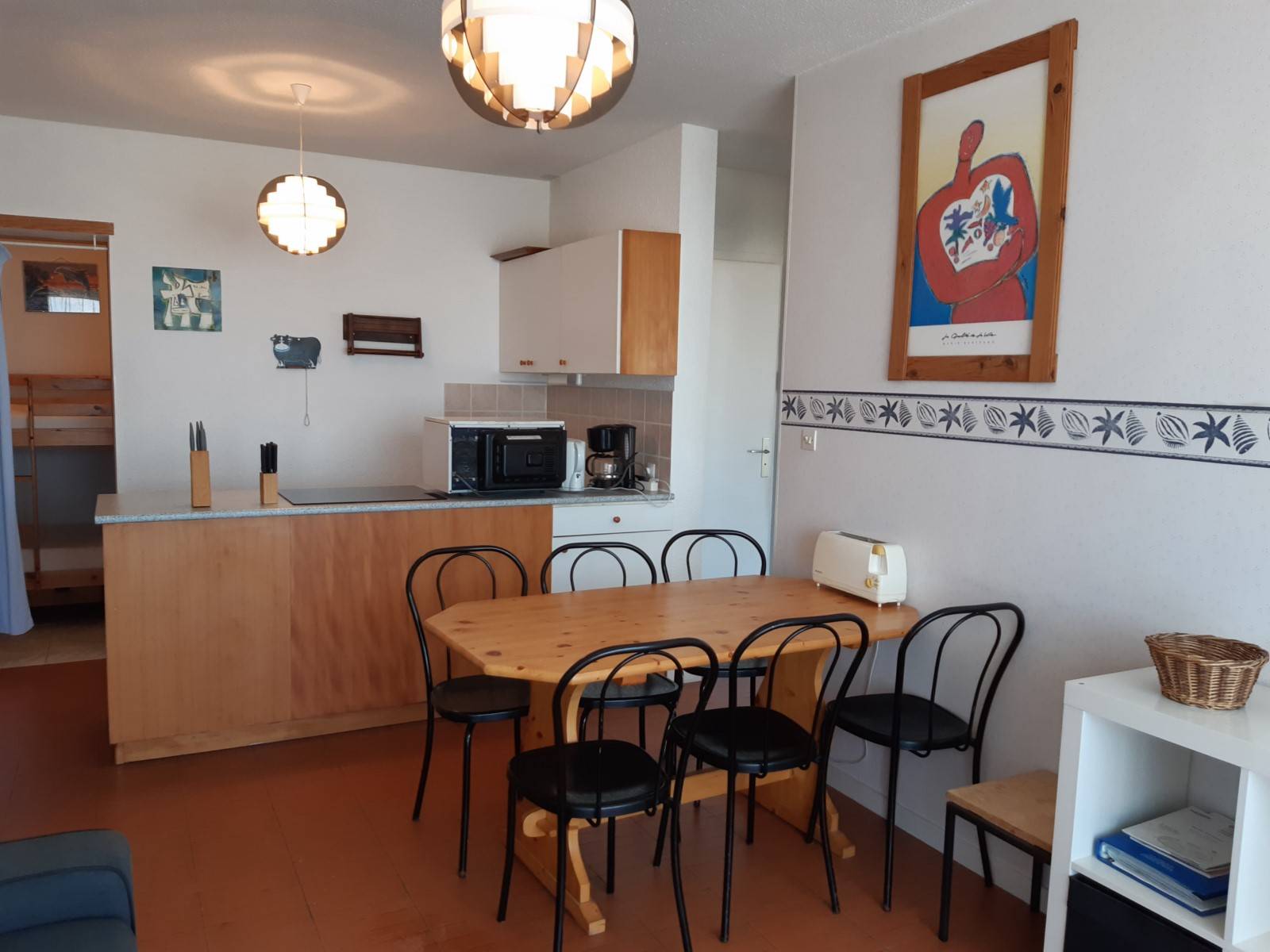 Séjour avec kitchenette