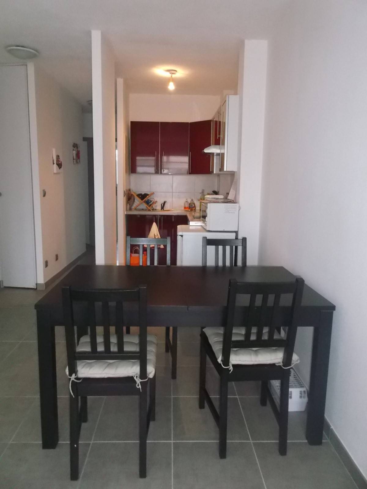 Séjour avec coin cuisine