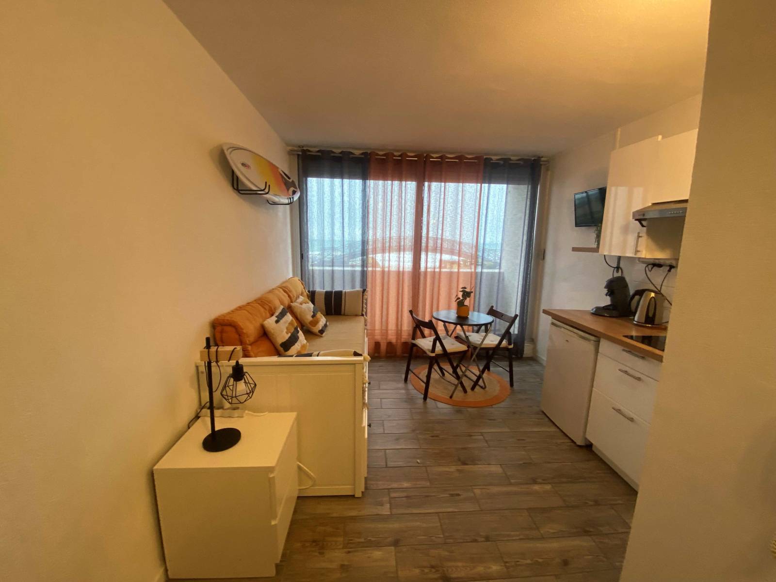 studio avec place de parking lacanau