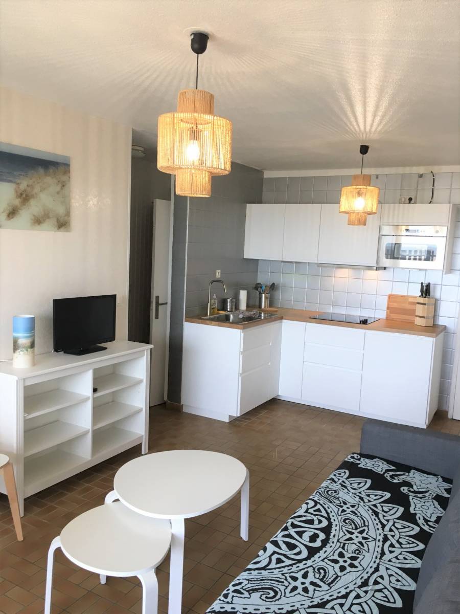 Location d'un appartement en rez-de-chaussée dans résidence en front de mer à Lacanau-Océan