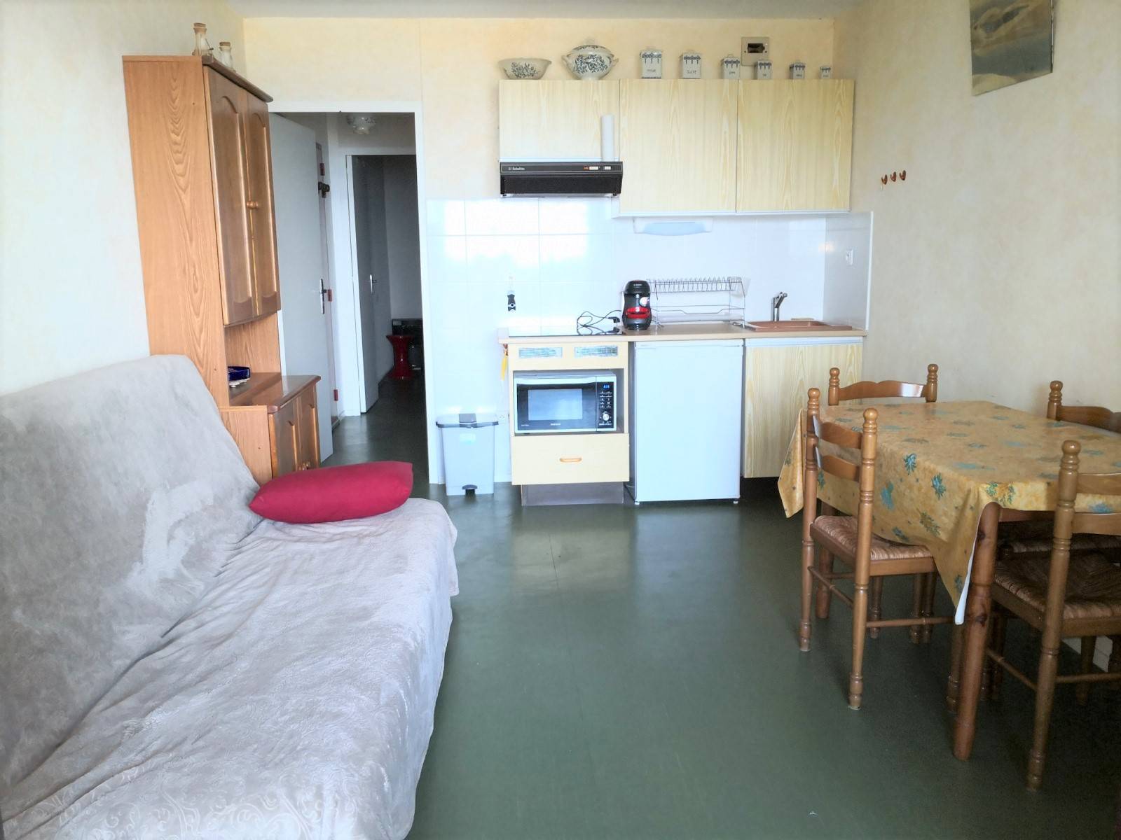 Appartement avec loggia et pleine vue sur l'Océan