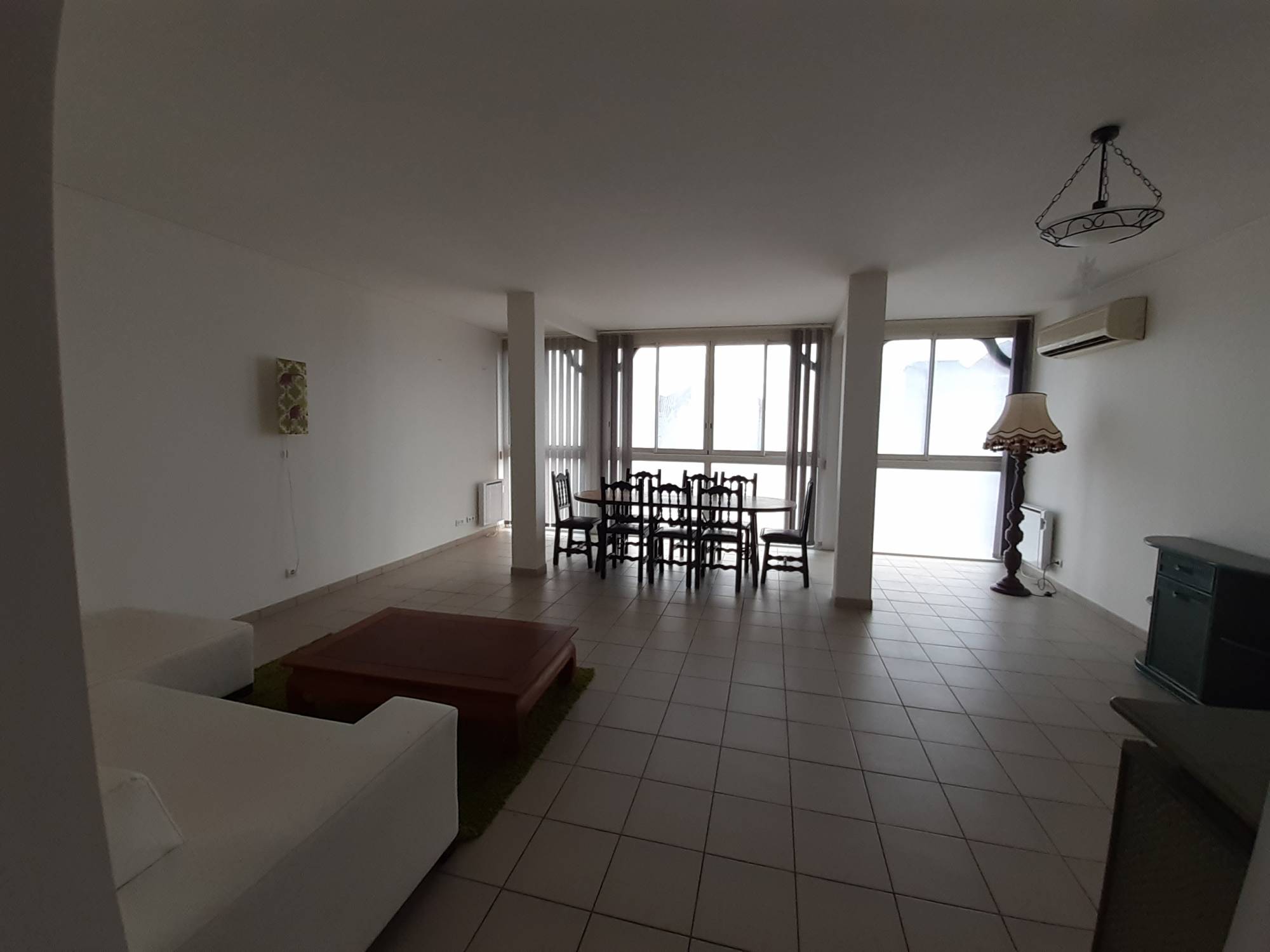 Salon avec salle à manger