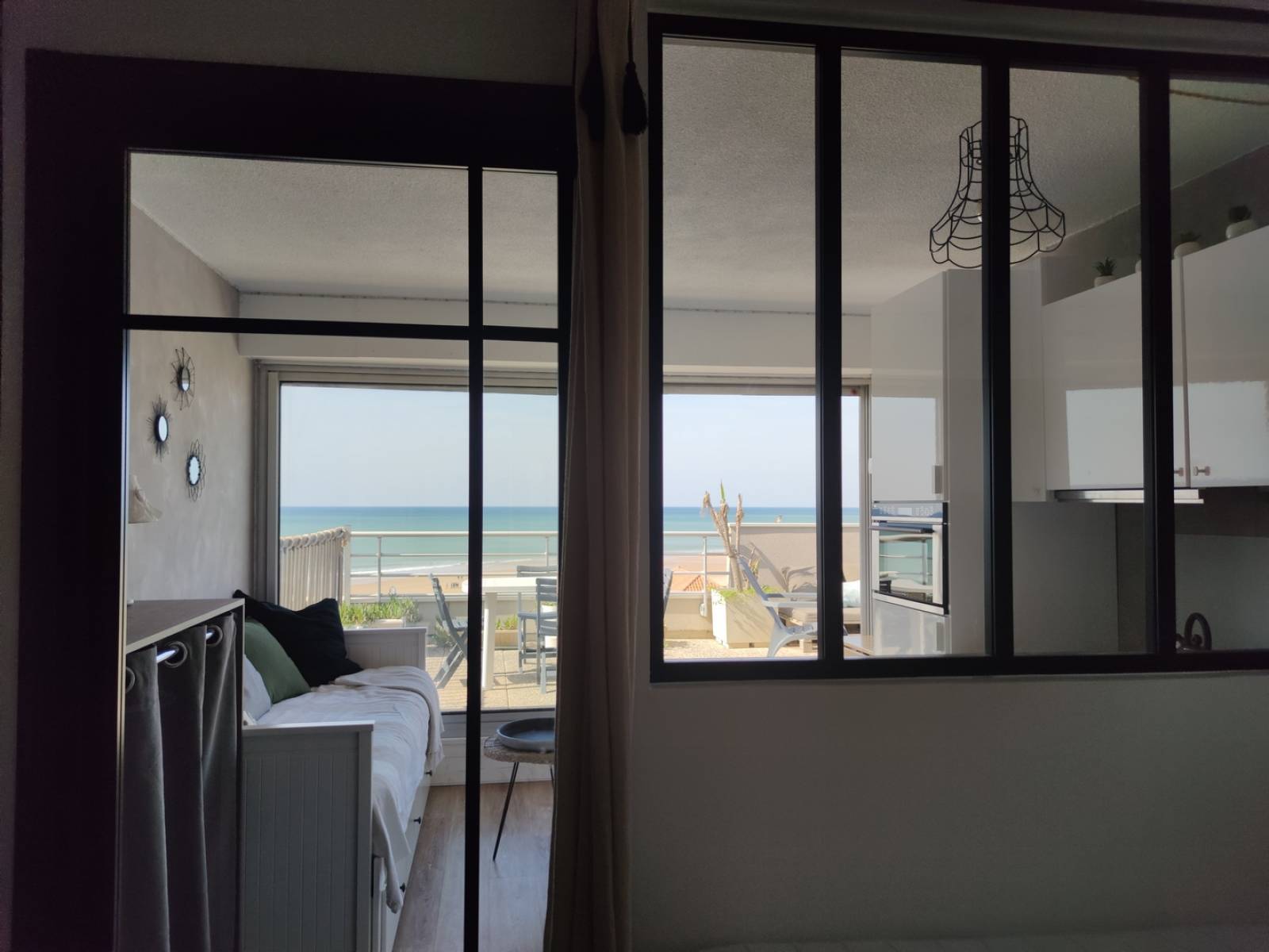 Appartement avec Cabine situé en front de mer