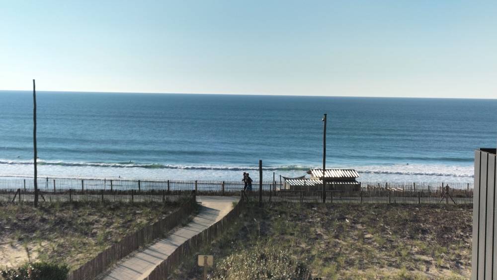 accès direct plage depuis l'appartement lacanau