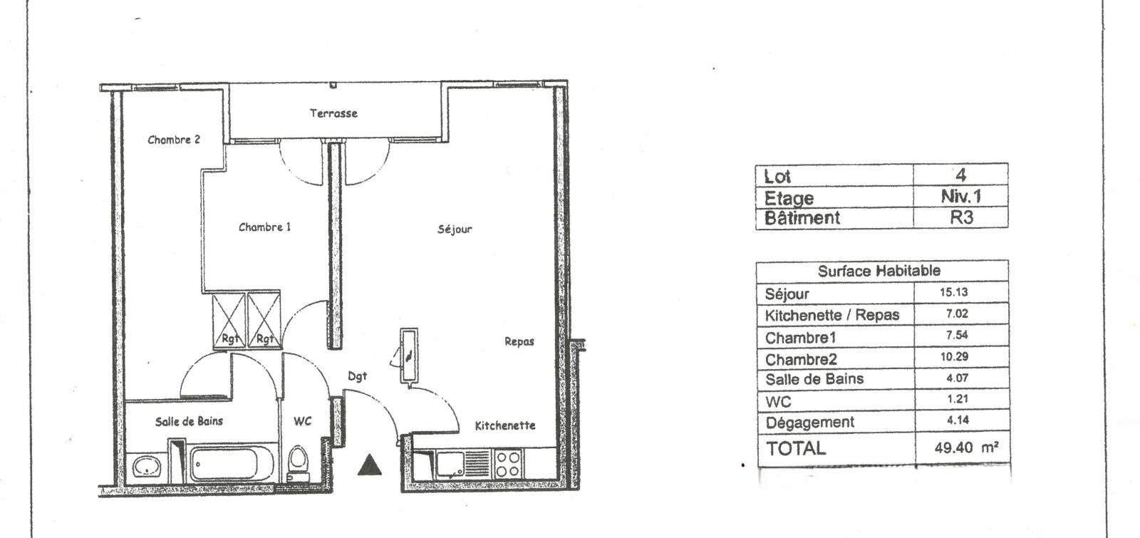 Appartement de type 3