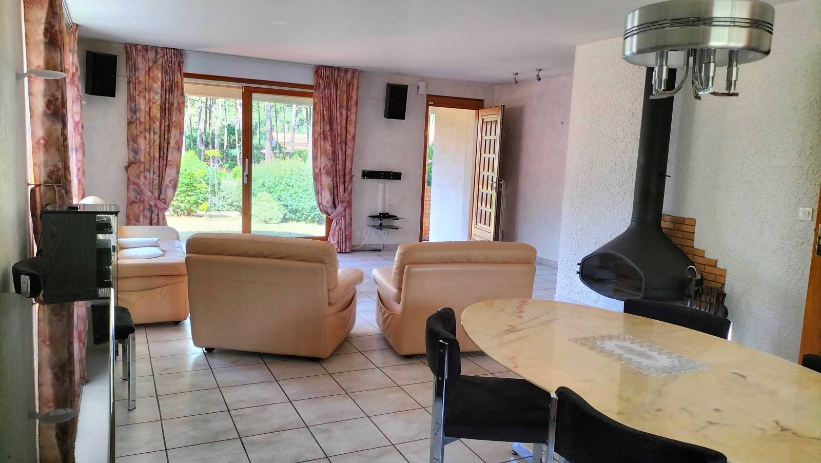 lacanau océan  maison avec séjour lumineux