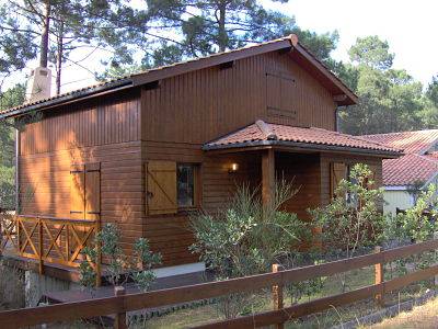A louer chalet dans les pins à Maubuisson