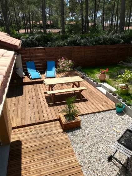 pavillon avec jardin et terrasse lacanau-océan