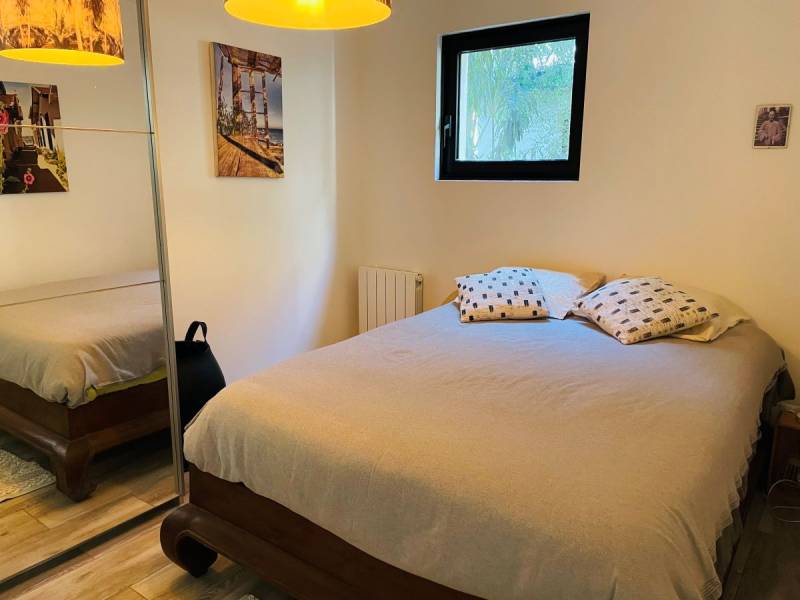 A Lacanau-Océan à louer un appartement avec superbe terrasse couverte dans le quartier du Baganais