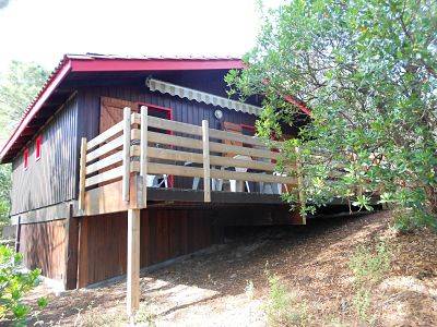 Agréable chalet à louer dans les pins à Carcans Maubuisson proche de Carcans Plage et de Lacanau Océan en Gironde CARCANS-MAUBUISSON Les Forestières 