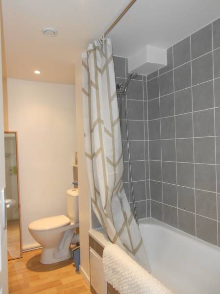 Salle de bains avec wc