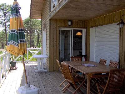 Terrasse en partie couverte