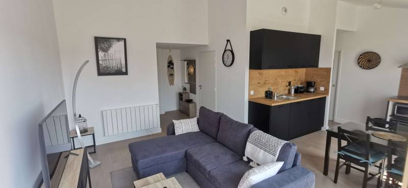 vaste séjour appartement Lacanau