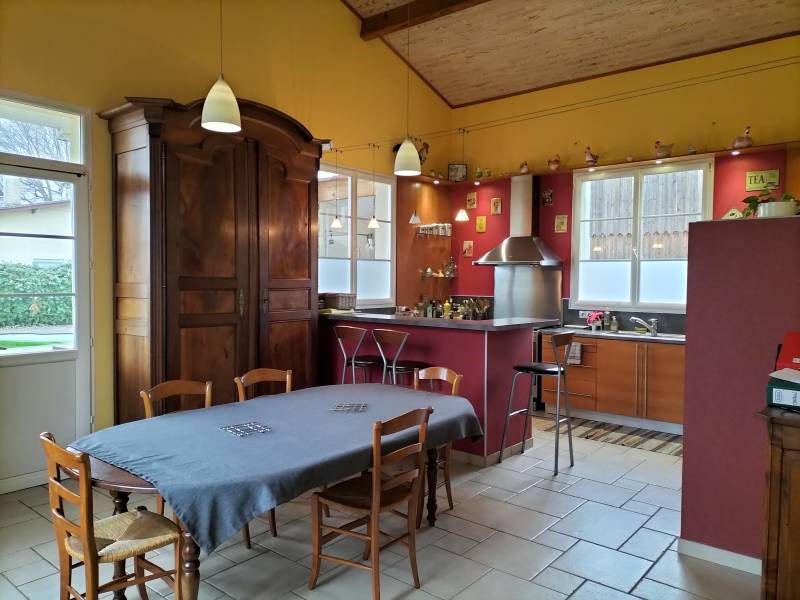 séjour maison à vendre à Lacanau