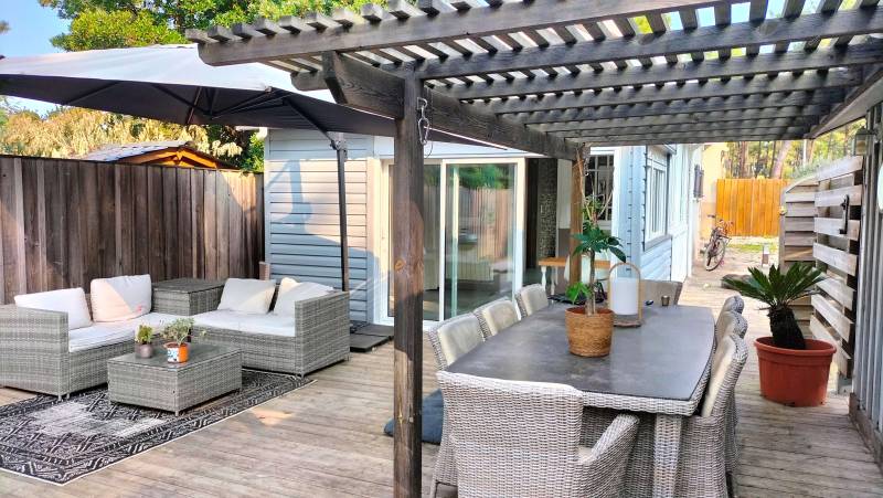 maison lacanau avec vaste terrasse