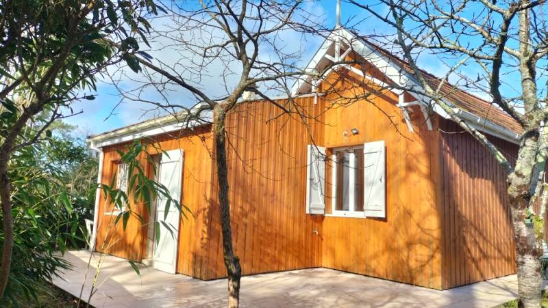 maison en première ligne du lac lacanau