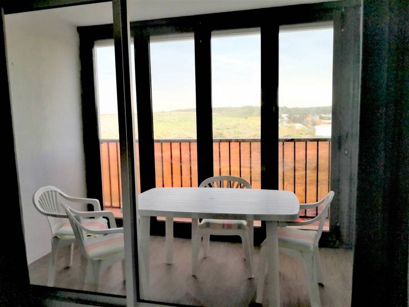 Loggia avec vue latérale sur l'Océan et sur les Dunes