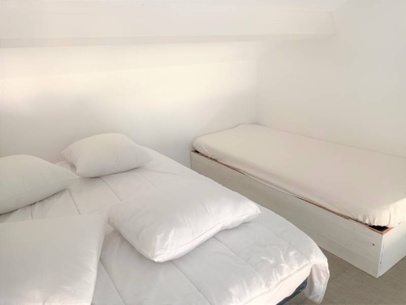 Studio mezzanine avec pleine vue sur l'Océan depuis la terrasse