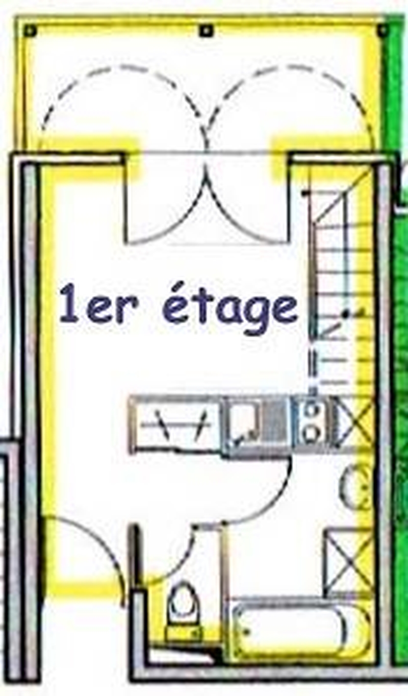 Studio avec mezzanine au 1er étage d'un ensemble en copropriété livrable en 2018 à 100 mètres du Lac de Maubuisson