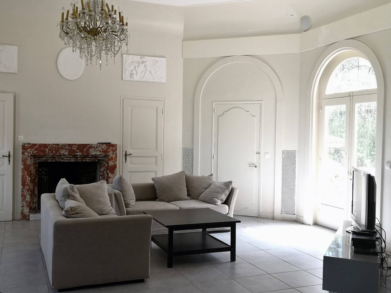 Séjour avec cheminée