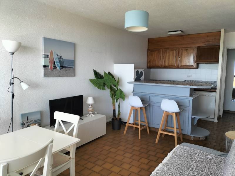 A Lacanau-Océan joli appartement à louer en duplex pour 4 personnes avec pleine vue sur l'Océan depuis le balcon