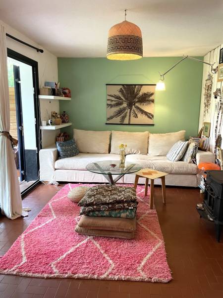 Agréable pavillon mitoyen à louer avec 2 chambres dans une résidence avec piscine collective à Lacanau-Océan