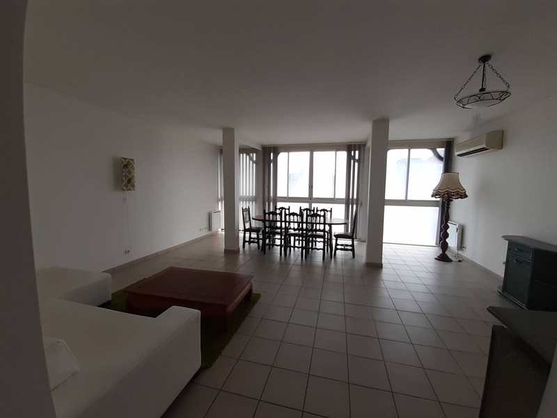 Salon avec salle à manger