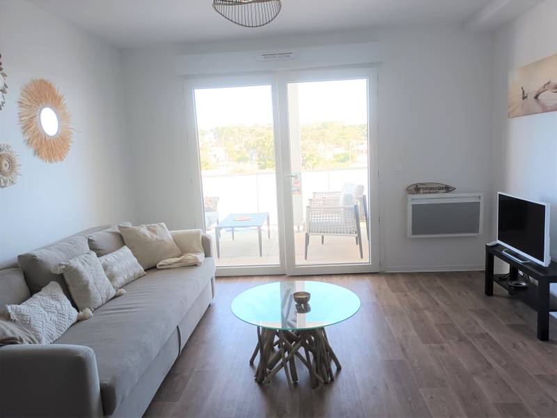 A louer agréable appartement pour 4 personnes dans résidence sécurisée avec ascenseur à Lacanau-Océan