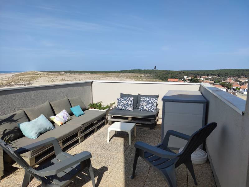 Appartement avec terrasse ensoleiller et très belle vue sur l'Océan